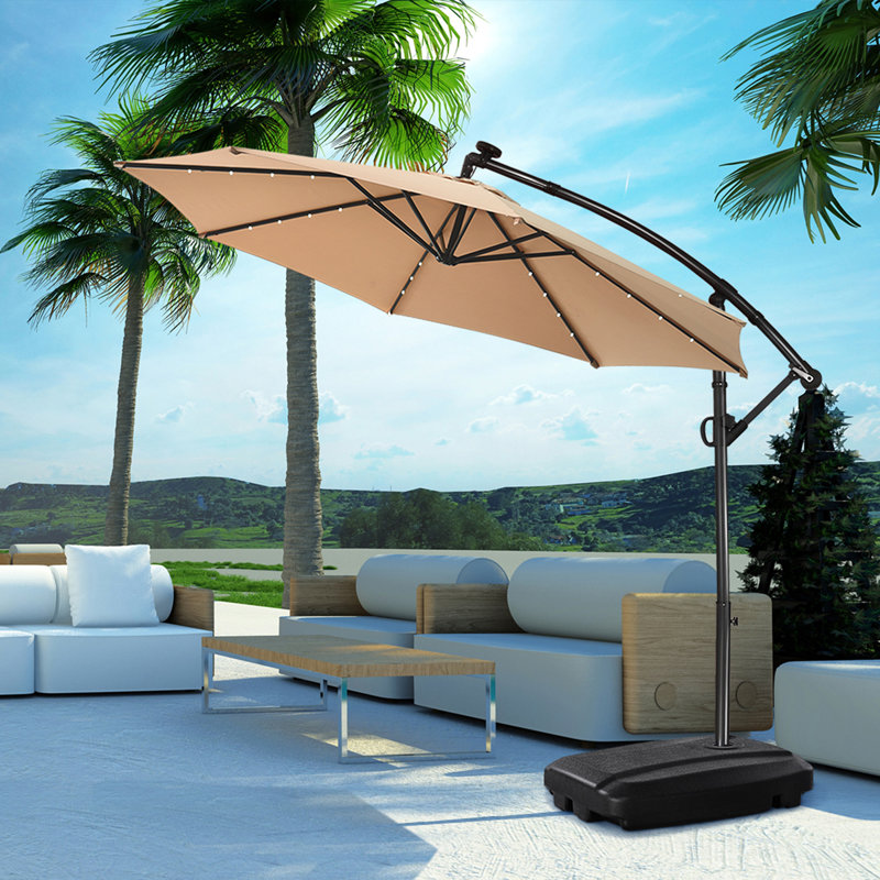 Standing outdoor umbrella discount